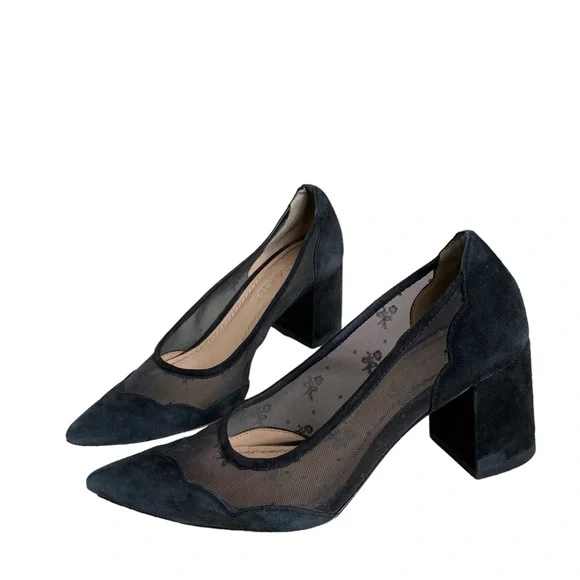 Coach block deals heel pumps